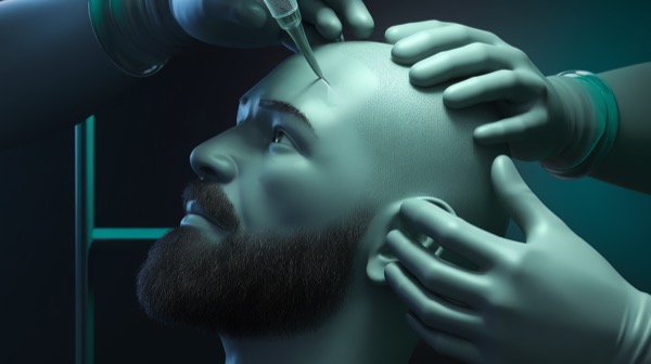 Beard hair to head transplant