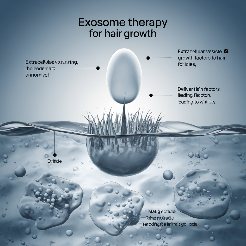 Exosome Therapy infographic - how it works